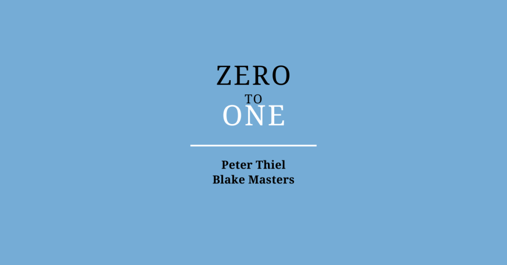 Zero to one